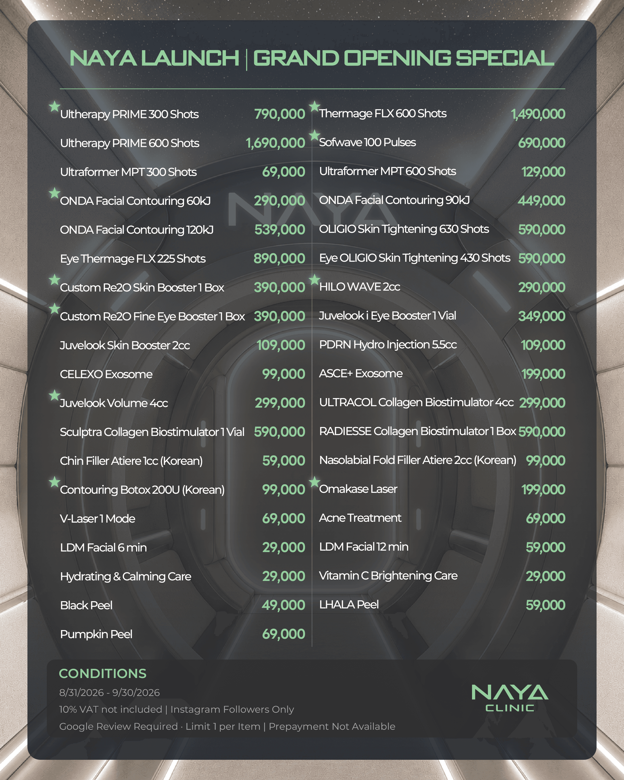 NAYA LAUNCH | Grand Opening Special