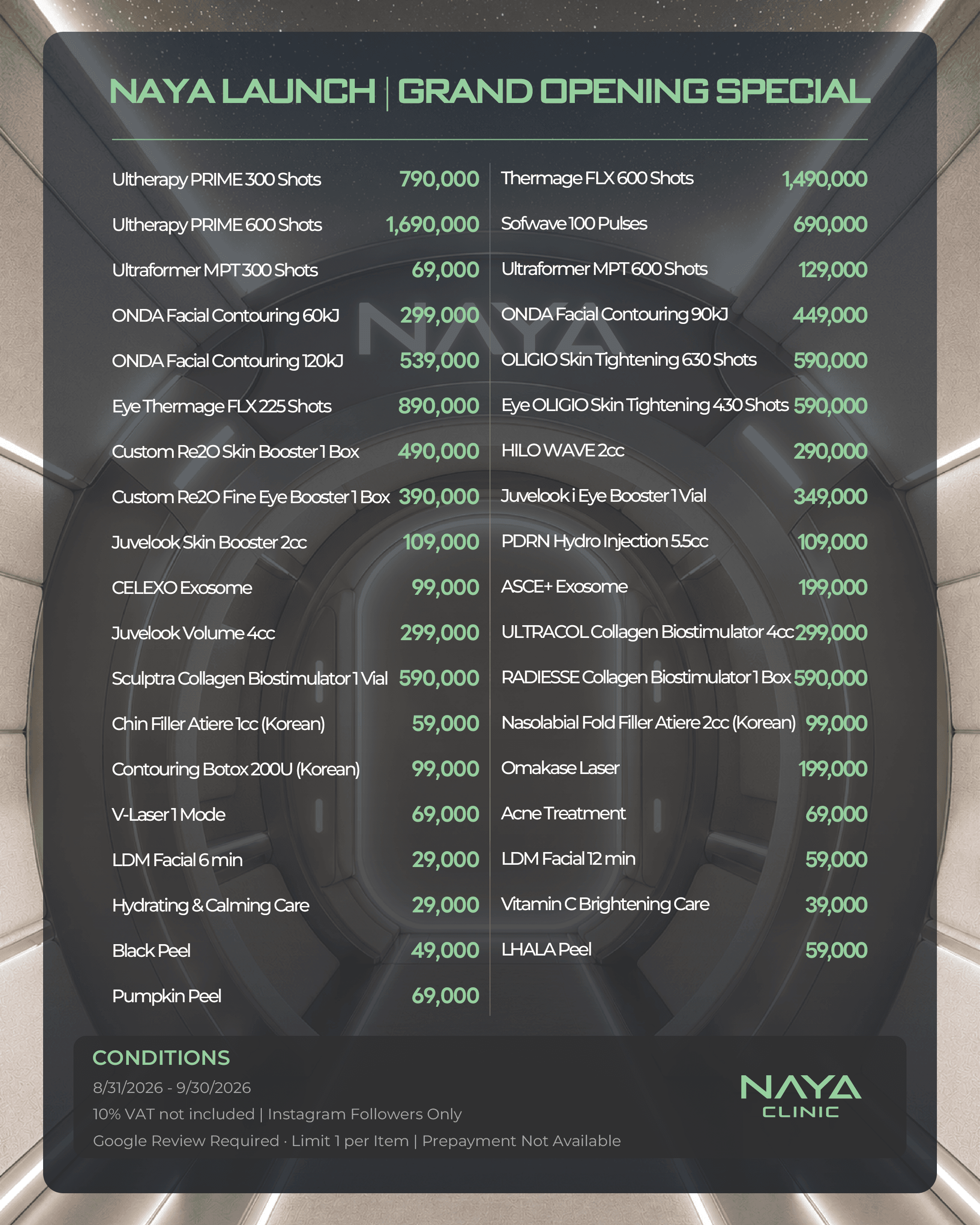 NAYA LAUNCH | Grand Opening Special